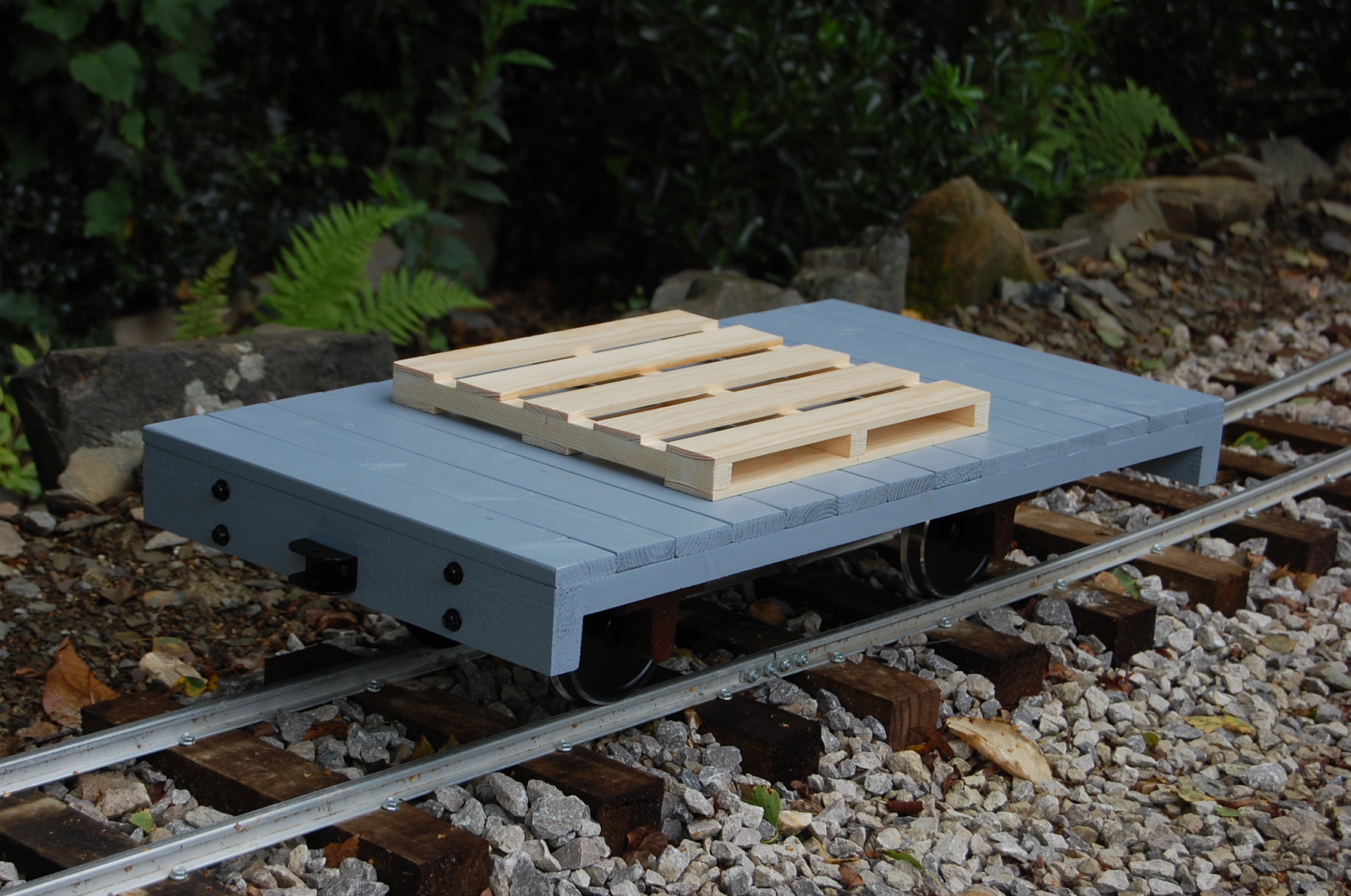 5" 5 Inch Narrow Gauge Freelance Flat Wagon Garden Railway Goods Wagon Scale